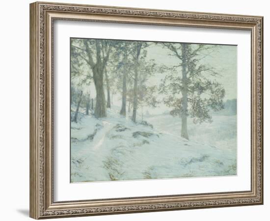 Lingering Oak Leaves-Walter Launt Palmer-Framed Giclee Print