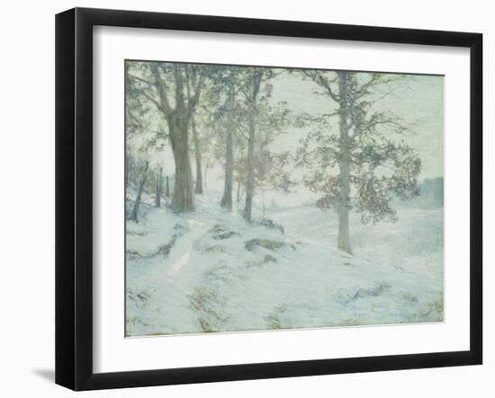 Lingering Oak Leaves-Walter Launt Palmer-Framed Giclee Print