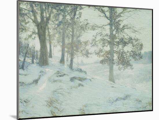 Lingering Oak Leaves-Walter Launt Palmer-Mounted Giclee Print