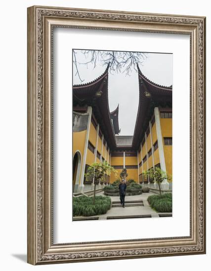 Lingyin Temple, Hangzhou, Zhejiang province, China, Asia-Michael Snell-Framed Photographic Print