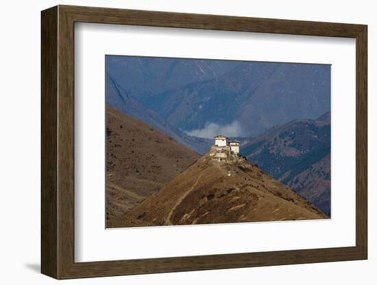 Lingzhi Dzong, a Spectacular Site on the Laya-Gasa Trek, Thimpu District, Bhutan, Asia-Alex Treadway-Framed Photographic Print