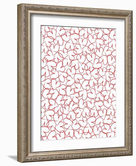 Linked Hearts, 2014-Louisa Hereford-Framed Giclee Print