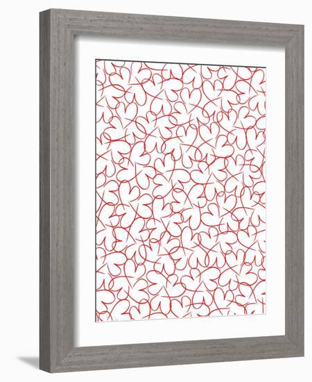 Linked Hearts, 2014-Louisa Hereford-Framed Giclee Print