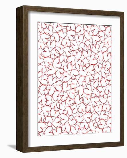 Linked Hearts, 2014-Louisa Hereford-Framed Giclee Print