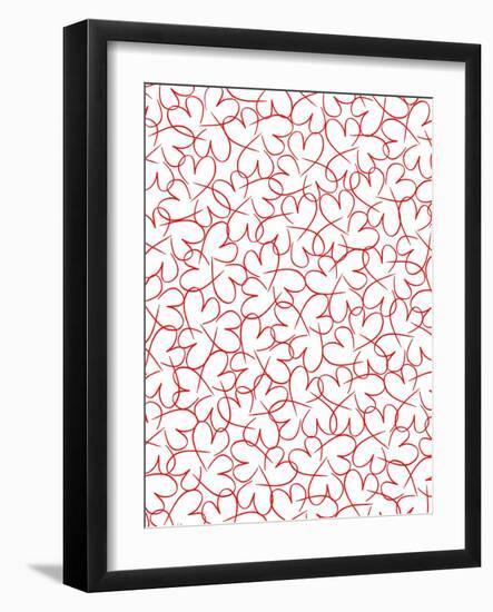 Linked Hearts, 2014-Louisa Hereford-Framed Giclee Print