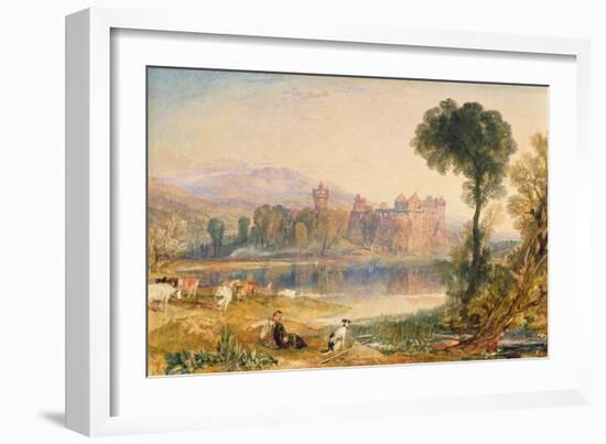 Linlithgow Palace, 1821-J. M. W. Turner-Framed Giclee Print