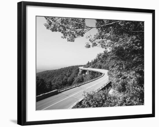 Linn Cove Viaduct, Blue Ridge Parkway National Park, North Carolina, USA-Adam Jones-Framed Photographic Print