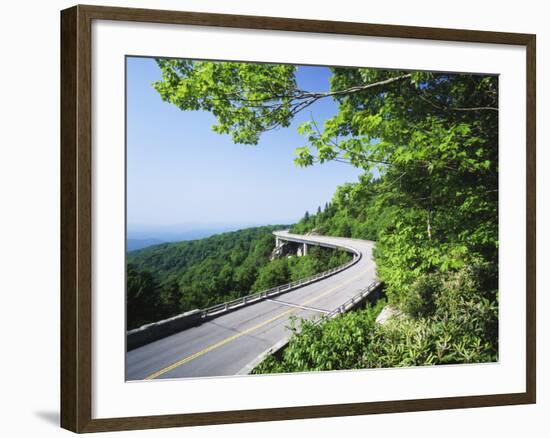 Linn Cove Viaduct, Blue Ridge Parkway National Park, North Carolina, USA-Adam Jones-Framed Photographic Print