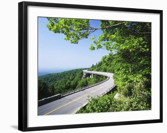 Linn Cove Viaduct, Blue Ridge Parkway National Park, North Carolina, USA-Adam Jones-Framed Photographic Print