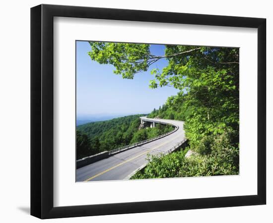 Linn Cove Viaduct, Blue Ridge Parkway National Park, North Carolina, USA-Adam Jones-Framed Photographic Print