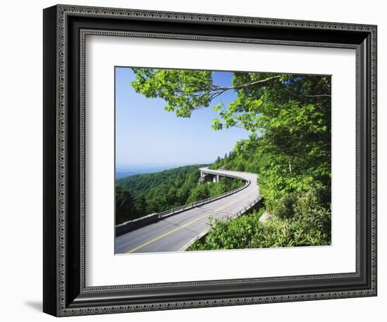 Linn Cove Viaduct, Blue Ridge Parkway National Park, North Carolina, USA-Adam Jones-Framed Photographic Print