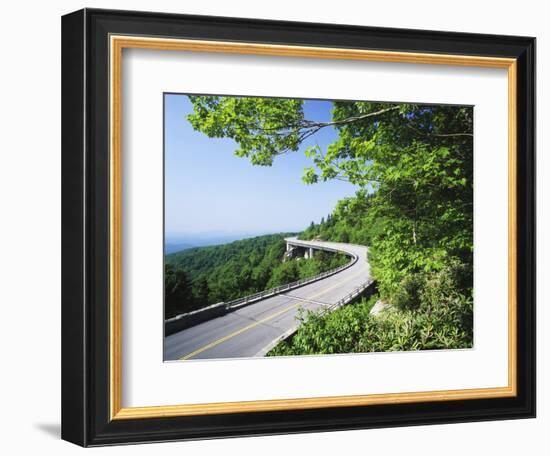 Linn Cove Viaduct, Blue Ridge Parkway National Park, North Carolina, USA-Adam Jones-Framed Photographic Print