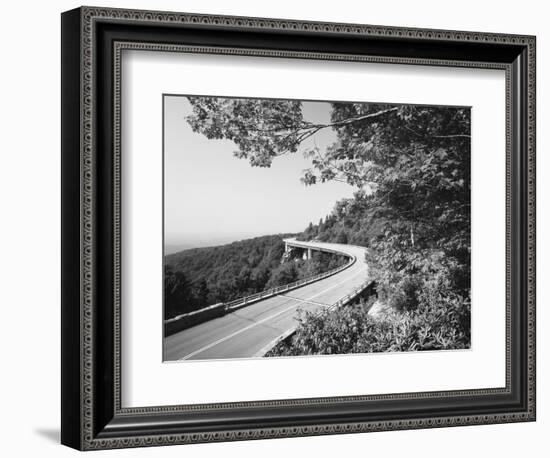 Linn Cove Viaduct, Blue Ridge Parkway National Park, North Carolina, USA-Adam Jones-Framed Photographic Print