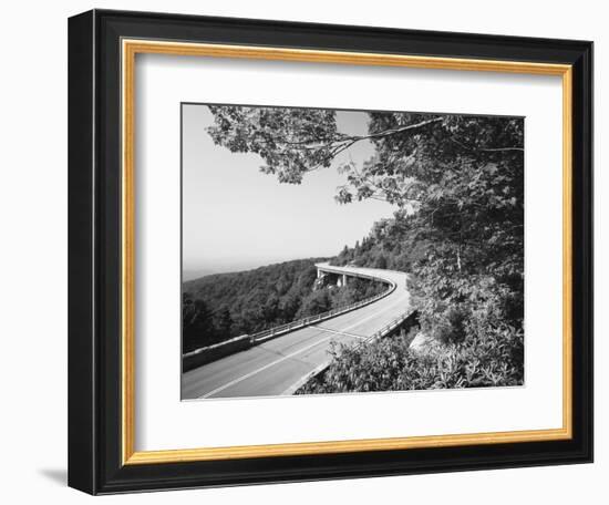 Linn Cove Viaduct, Blue Ridge Parkway National Park, North Carolina, USA-Adam Jones-Framed Photographic Print