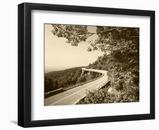 Linn Cove Viaduct, Blue Ridge Parkway National Park, North Carolina, USA-Adam Jones-Framed Photographic Print