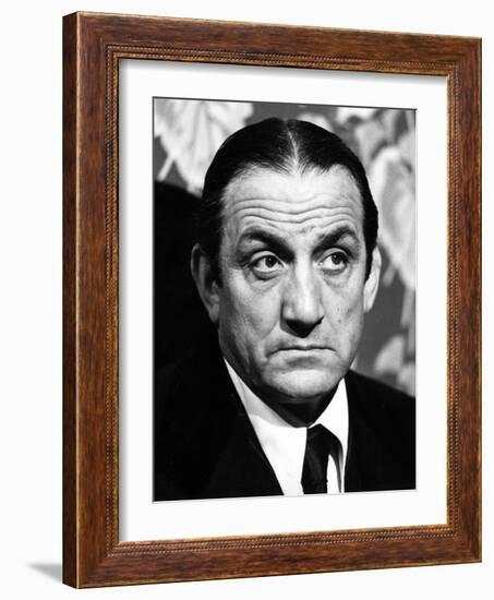 Lino Ventura Playing Vito Genovese-null-Framed Photographic Print
