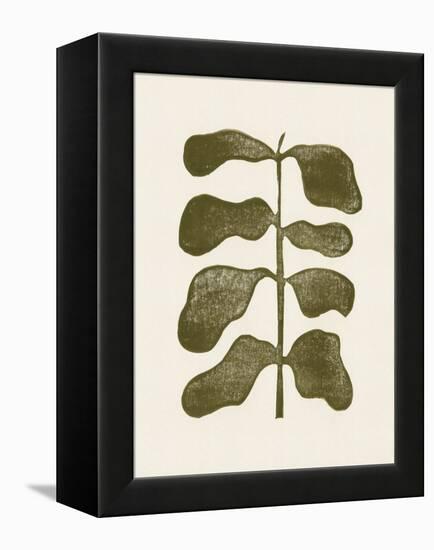 Linocut Plant-Alisa Galitsyna-Framed Premier Image Canvas