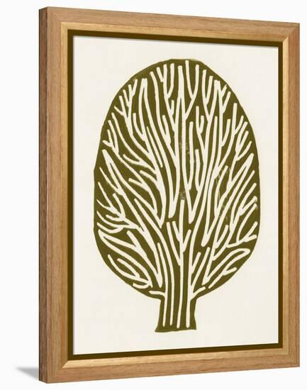 Linocut Tree-Alisa Galitsyna-Framed Premier Image Canvas