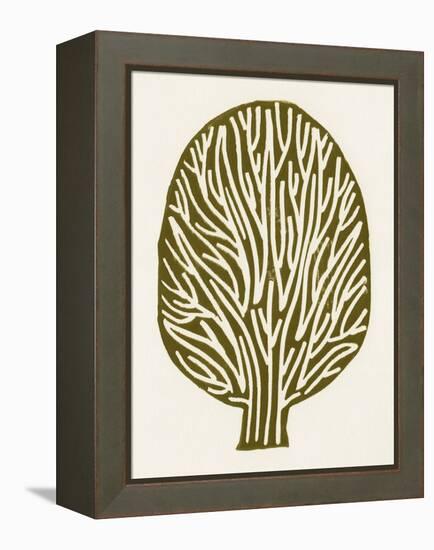 Linocut Tree-Alisa Galitsyna-Framed Premier Image Canvas