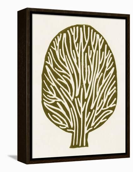 Linocut Tree-Alisa Galitsyna-Framed Premier Image Canvas