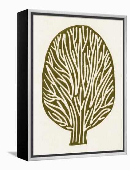 Linocut Tree-Alisa Galitsyna-Framed Premier Image Canvas