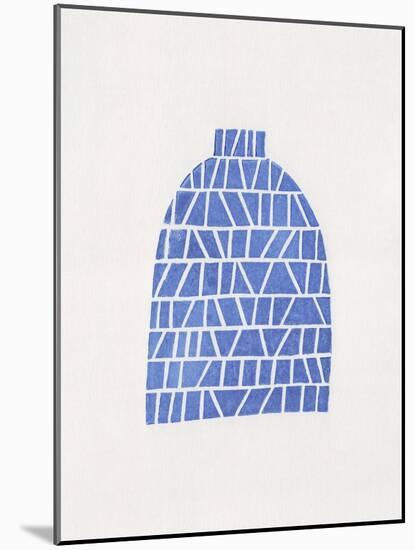 Linocut Vase #5-Alisa Galitsyna-Mounted Photographic Print