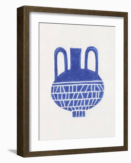 Linocut Vase #6-Alisa Galitsyna-Framed Photographic Print