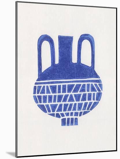 Linocut Vase #6-Alisa Galitsyna-Mounted Photographic Print