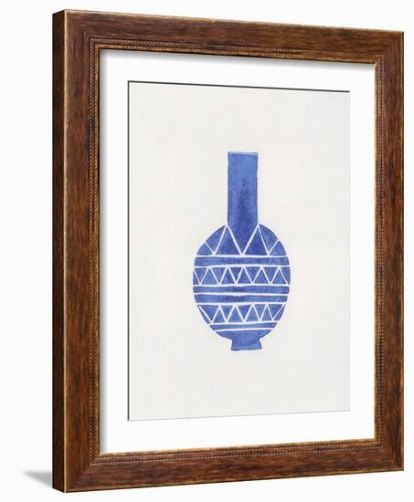 Linocut Vase #8-Alisa Galitsyna-Framed Photographic Print