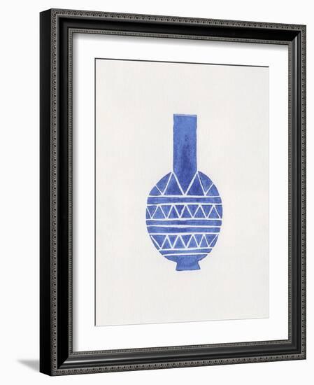 Linocut Vase #8-Alisa Galitsyna-Framed Photographic Print