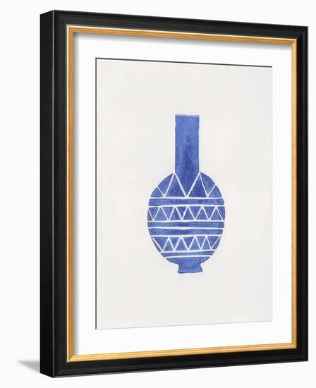 Linocut Vase #8-Alisa Galitsyna-Framed Photographic Print