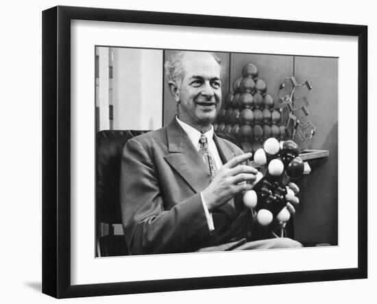 Linus Pauling, American chemist, c1954. Artist: Unknown-Unknown-Framed Photographic Print