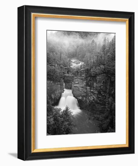 Linville Falls, Linville Gorge, Pisgah National Forest, North Carolina, USA-Adam Jones-Framed Photographic Print