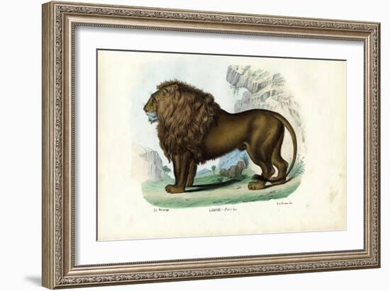 Lion, 1863-79-Raimundo Petraroja-Framed Giclee Print