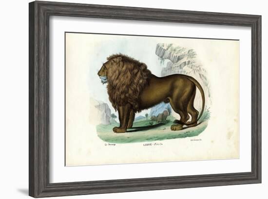 Lion, 1863-79-Raimundo Petraroja-Framed Giclee Print