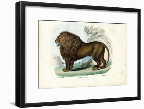 Lion, 1863-79-Raimundo Petraroja-Framed Giclee Print