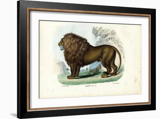 Lion, 1863-79-Raimundo Petraroja-Framed Giclee Print