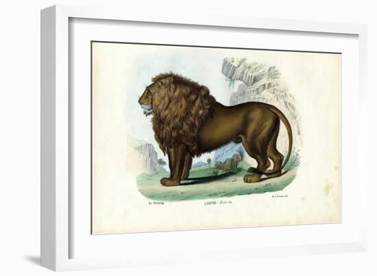 Lion, 1863-79-Raimundo Petraroja-Framed Giclee Print