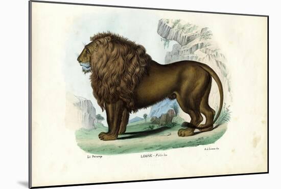 Lion, 1863-79-Raimundo Petraroja-Mounted Giclee Print