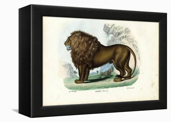 Lion, 1863-79-Raimundo Petraroja-Framed Premier Image Canvas