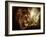 Lion Against Stormy Sky-NejroN Photo-Framed Photographic Print