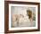 Lion and a Lioness Standing Face to Face in a Forest, Ngorongoro Crater, Ngorongoro, Tanzania-null-Framed Photographic Print