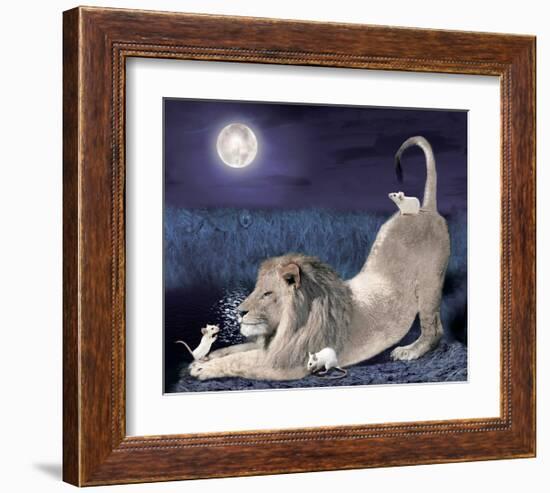 Lion And Mice-Nancy Tillman-Framed Premium Giclee Print