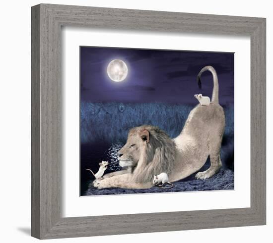 Lion And Mice-Nancy Tillman-Framed Premium Giclee Print