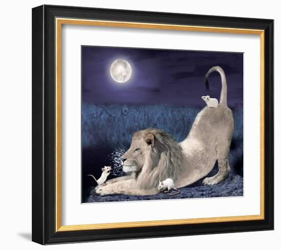 Lion And Mice-Nancy Tillman-Framed Premium Giclee Print