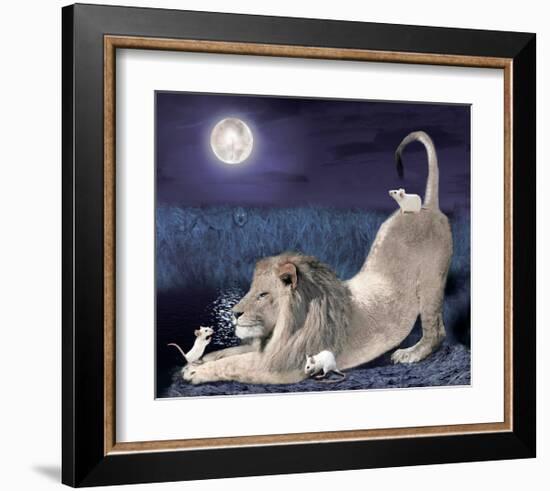 Lion And Mice-Nancy Tillman-Framed Art Print