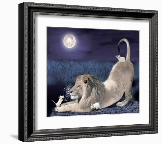 Lion And Mice-Nancy Tillman-Framed Art Print