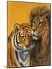 Lion and Tiger-Harro Maass-Mounted Giclee Print