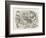 Lion and Unicorn Alice with the Lion and the Unicorn, and a Plum Cake-John Tenniel-Framed Photographic Print