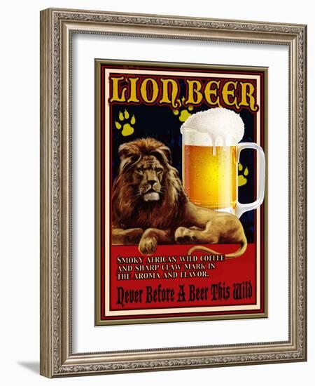 Lion Beer-Nomi Saki-Framed Giclee Print